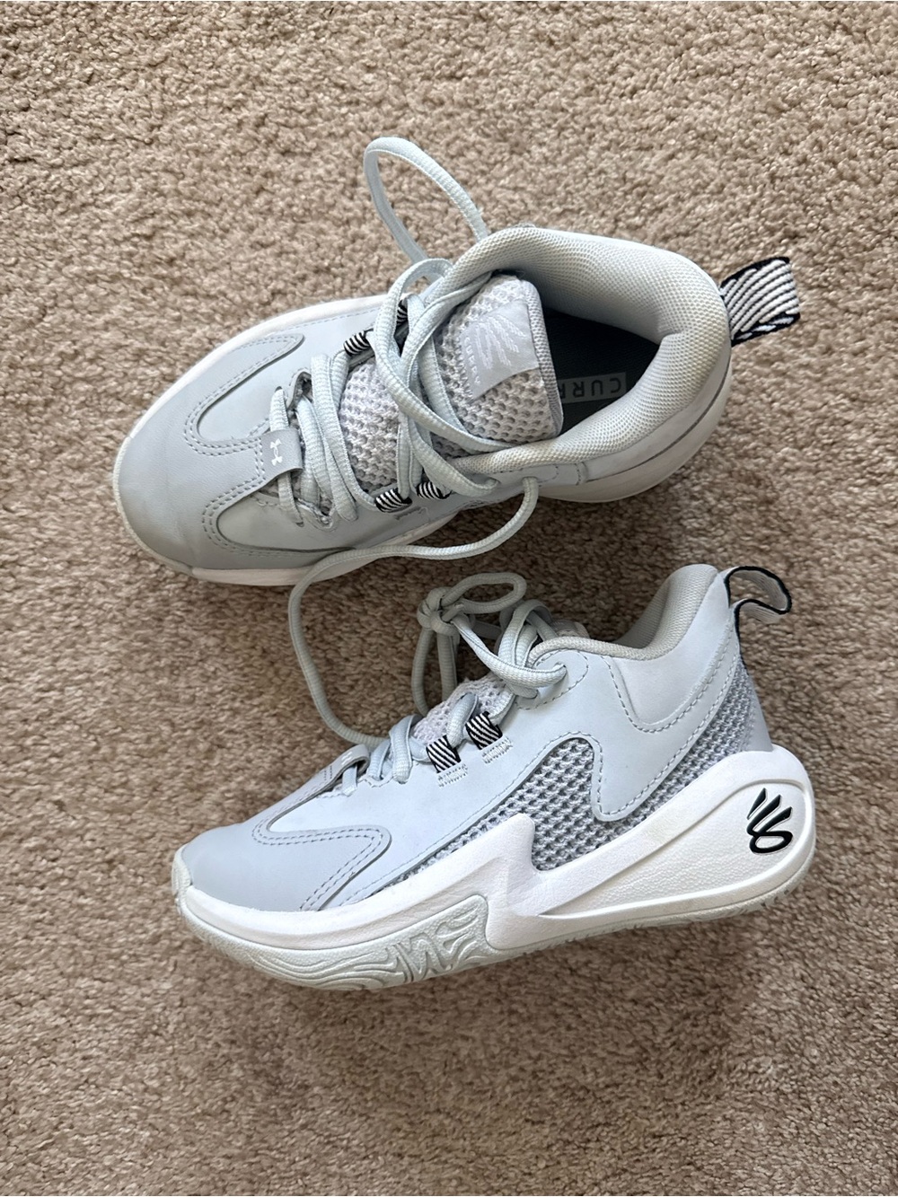 Under Armour Gray Curry Sneakers